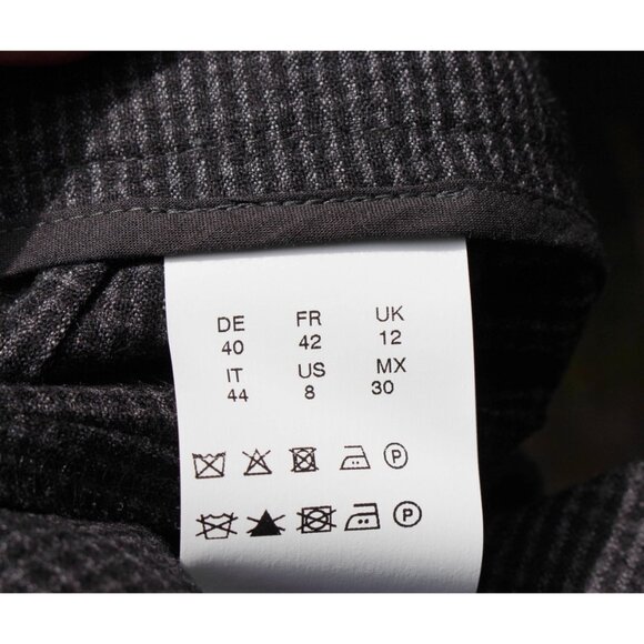 New - sz 8 - Boss Hugo Boss Women's "Tulea" Tailored Suiting Trousers - Charcoal - Picture 5 of 15